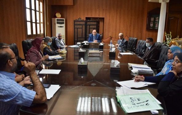 تفاصيل اجتماعي «المنشآت و أعضاء هيئة التدريس» بجامعة بني سويف