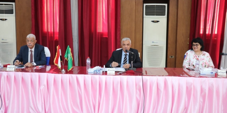 تفاصيل الجلسة الشهرية لمجلس جامعة المنوفية