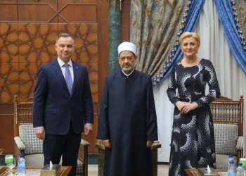 ﻿الإمام الأكبر يستعرض للرئيس البولندي جهود الأزهر في خدمة السلام العالمي