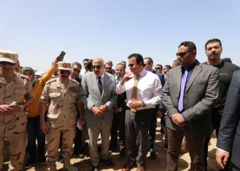 وزير التعليم العالي يتفقد منشآت جامعة المنصورة الأهلية