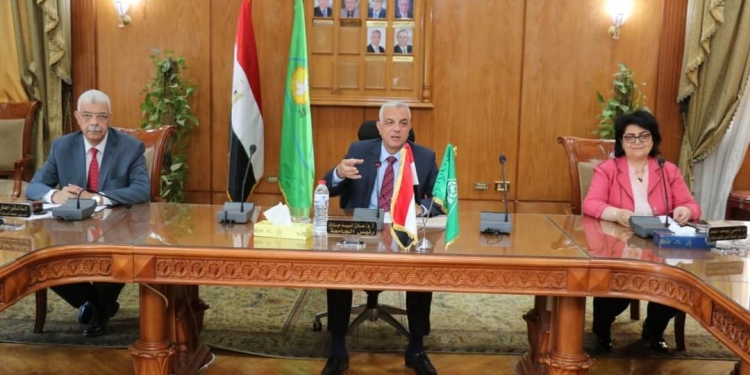 تفاصيل اجتماع لجنة المنشآت بجامعة المنوفية