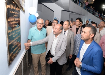 افتتاح حمام السباحة الرئيسي بالقرية الأولمبية بجامعة المنصورة بعد توقف 14 عاما