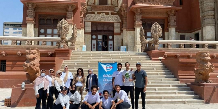 طلاب جامعة القاهرة الجديدة التكنولوجية يشاركون فى يوم البيئة العالمي
