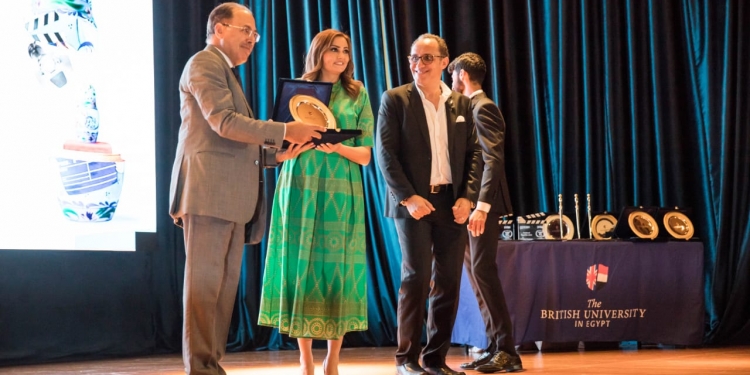 تكريم الراحل سمير صبري وبسمة بالجامعة البريطانية