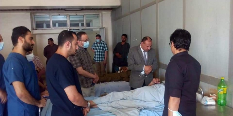 نائب رئيس جامعة الأزهر يتفقد المستشفى الجامعي بأسيوط للاطمئنان على سير العمل