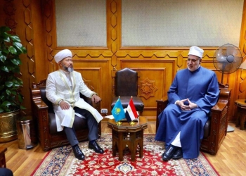 ﻿وكيل الأزهر يستقبل مفتي كازاخستان لبحث سبل التعاون العلمي والدعوي والثقافي