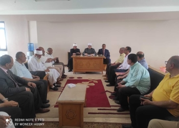 ﻿رئيس الإدارة المركزية للامتحانات يجتمع برؤساء لجان الثانوية الأزهرية بالإسكندرية