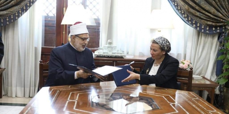 ﻿بروتوكول تعاون بين الأزهر والبيئة للتوعية بالقضايا البيئية والمناخية