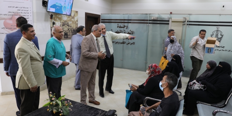 رئيس جامعة الأزهر يتابع مخطط التطوير بمركزي: أمراض القلب والمناعة والحساسية