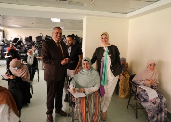 رئيس جامعة الأزهر يتفقد لجان امتحانات معهد التمريض للطالبات بمدينة نصر