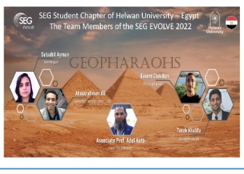 طلاب بعلوم حلوان يمثلون أفريقيا في مسابقة عالمية بأمريكا لاستكشاف البترول والغاز