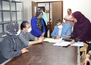 لجنة الأعلى للجامعات تزور جامعة سوهاج لمتابعة سير اختبارات القدرات بالكليات