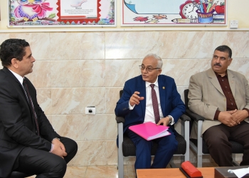 «حجازي» يبحث التوسع الإنشائي لمدرسة بورسعيد الدولية