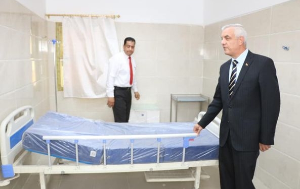 رئيس جامعة المنوفية يتفقد العيادات الخارجية والتجديدات بمستشفى الطلبة