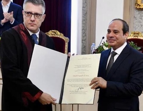 جامعة بلجراد تمنح درجة الدكتوراه الفخرية للرئيس السيسي