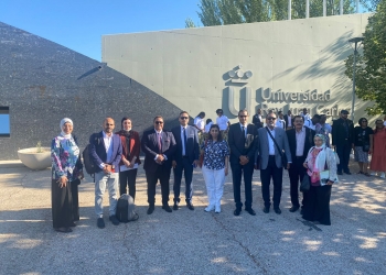 جامعة حلوان تشارك في زيارة إلى جامعة راي جوان كارلوس الإسبانية