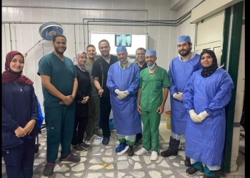 فريق طبي بمستشفى طنطا الجامعي ينجح في استخراج سيخ حديدي اخترق جسد عامل واستقر بصدره