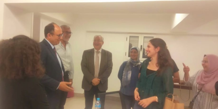 نائب رئيس جامعة حلوان يجري جولة لتفقد اختبارات القدرات بالكليات