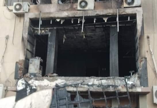 الدفع بـ5 سيارات إطفاء لإخماد حريق مديرية التعليم بقنا