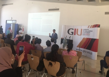 أشرف منصور: 52% من طلبة الجامعة الألمانية حاصلين على منح واكثر من 5000 خريج يعمل في المانيا