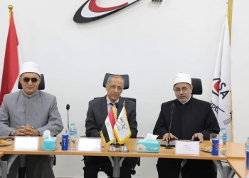 ﻿أمين "البحوث الإسلامية" ورئيس جامعة الأزهر يبحثان مع رئيس وكالة الفضاء المصرية تفعيل التعاون العلمي المشترك