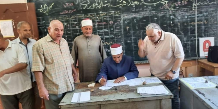 ﻿الوكيل الشرعي بالمنوفية الأزهرية يتفقد سير لجان امتحانات الدور الثاني للشهادة الثانوية الأزهرية 2022