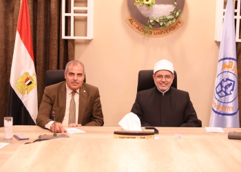 جامعة الأزهر تستقبل الدكتور سلامة داود رئيس الجامعة الجديد