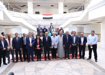 وزير التعليم العالي يتفقد جامعة المنوفية الأهلية