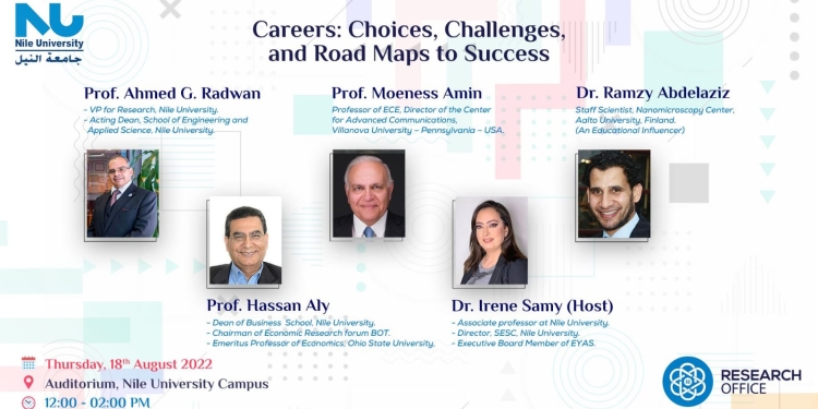 جامعة النيل الأهلية تناقش الفرص والتحديات في سوق العمل لطلبة الثانوية والخريجين