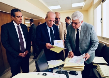 وزير التعليم العالي يتفقد مقر مكتب التنسيق بجامعة عين شمس