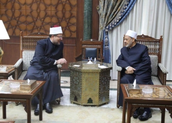 ﻿الإمام الأكبر يستقبل وزير الأوقاف بمشيخة الأزهر
