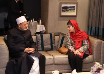 ﻿شيخ الأزهر يستقبل الأمين العام ل "أديان من أجل السلام" ويؤكد ضرورة تضافر الجهود لنشر التعايش ومجابهة التعصب والكراهية