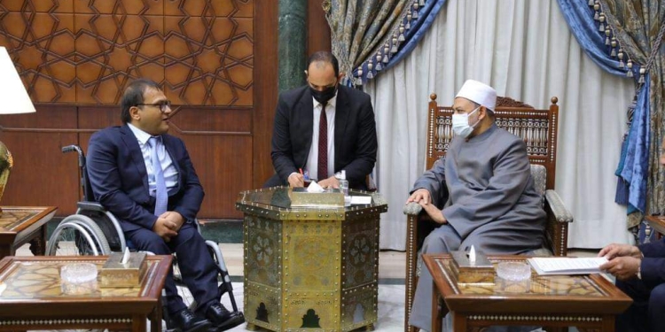 الإمام الأكبر يستقبل السفير النيبالي لدى القاهرة