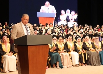 كلمة نائب رئيس جامعة الأزهر خلال احتفالية اليوبيل الذهبي لكلية الطب