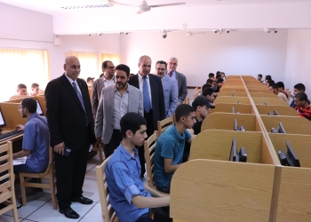 ﻿نائب رئيس جامعة الأزهر يتفقد لجان اختبار القدرات بكلية اللغات والترجمة