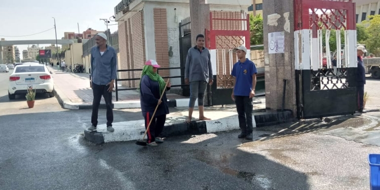 ﻿جامعة الأزهر فرع البنات يدشن مبادرة النظافة من الإيمان بمختلف الكليات بمدينة نصر صور
