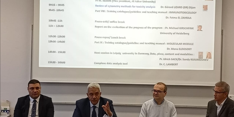 ﻿نائب رئيس جامعة لوريان الفرنسية يشيد بجهود جامعة الأزهر في رئاستها للمؤتمر الدولي للتغيرات المناعية بشراكة أوروبية