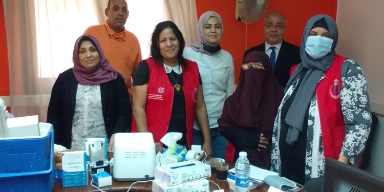 حملة صحية للعاملين بوزارة التعليم العالي والبحث العلمي بالمجان