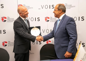 الجامعة البريطانية توقع بروتوكول تعاون مع فودافون للخدمات الدولية لتدريب الطلاب وتشغيل الخريجين