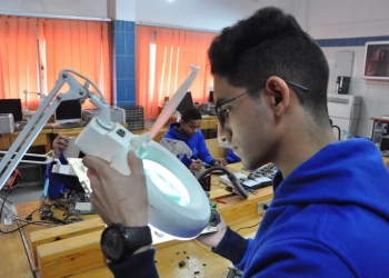 رضا حجازي: نسعى لتدريب طلاب التعليم الفني على أحدث التقنيات العالمية