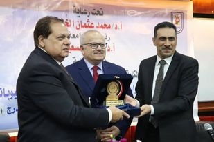 الخشت والسعيد يكرمان النائب ابو العينين