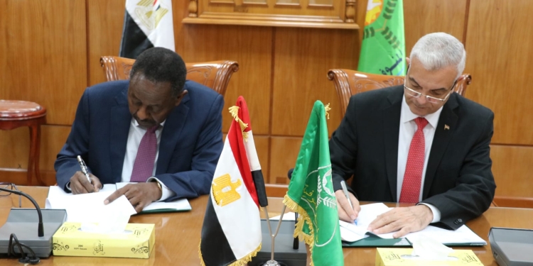 اتفاقية تعاون بين جامعتي المنوفية والسودان