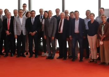 الوفد الألمانى فى الجامعة الالمانية الدولية بالعاصمة الادارية