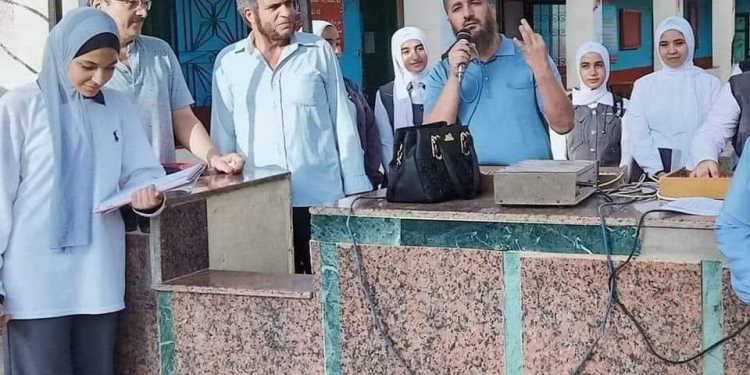 وفاة معلم أثناء إلقاءه كلمة عن النبي بطابور الصباح