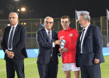 «حجازي» يشهد الحفل الختامي لبطولة دوري شمال إفريقيا للمدارس