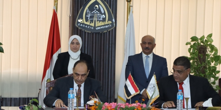 رئيس جامعة الزقازيق يشهد توقيع بروتوكول تعاون بين كلية علوم ذوى الإعاقة والتأهيل والاتحاد المصري لرياضات اللاعبين ذوي الشلل الدماغي