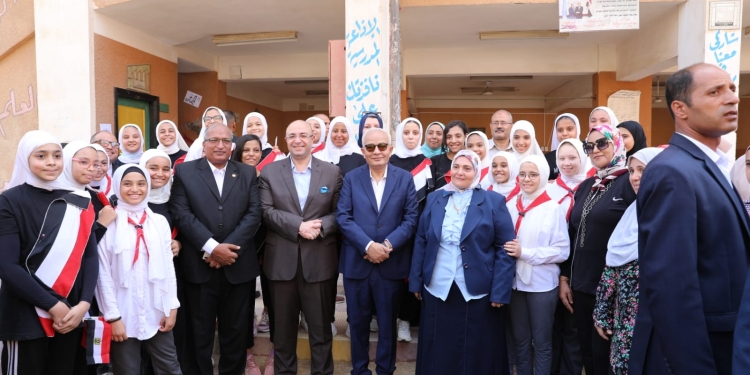 وزير التعليم ومحافظ بني سويف يتفقدان سير العملية التعليمية بالمحافظة