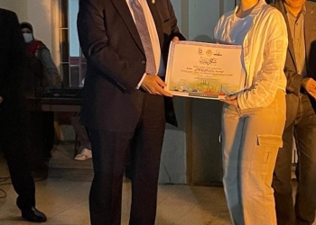 فوز طالبة بفنون جميلة المنصورة بالمركز الأول بالمسابقة المعمارية للتغيرات المناخية