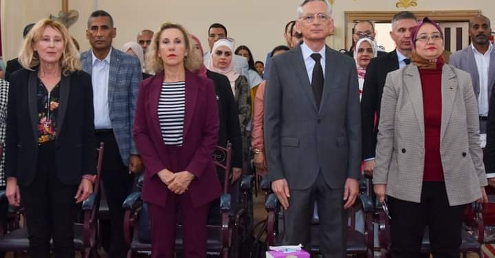 وكيل التعليم ببورسعيد تستقبل سفير فرنسا للاحتفال باليوم العالمي لمعلمي اللغة الفرنسية