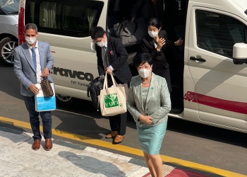 عمدة طوكيو تزور جامعة القاهرة علي هامش COP27